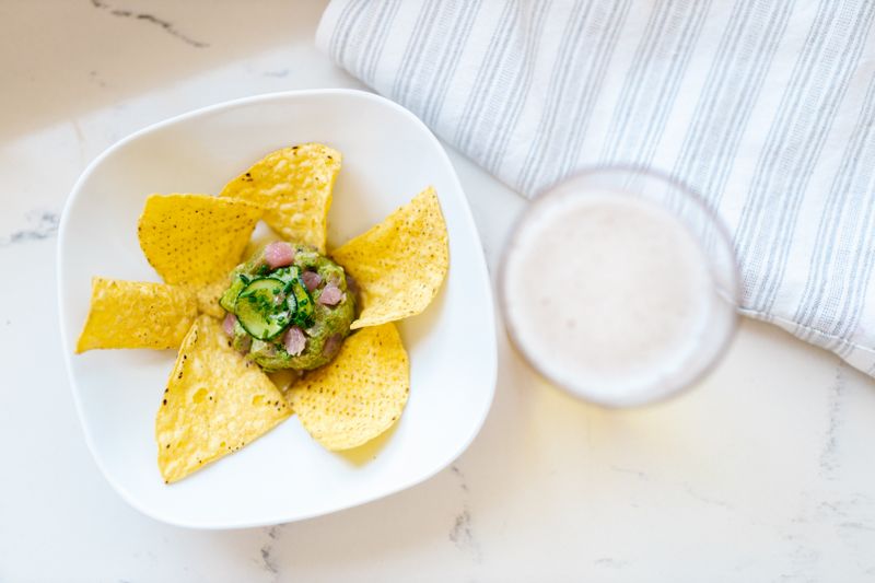 Costa Vida fresh guacamole with house-made tortilla chips